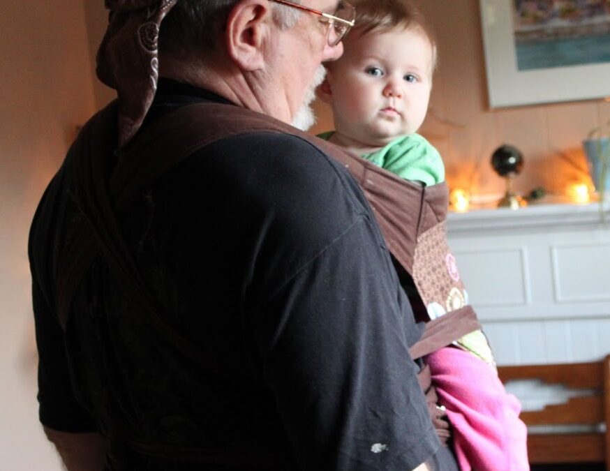 Babywearing Grandpa