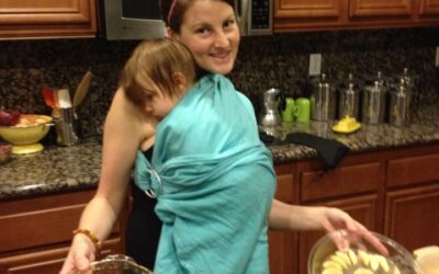 Babywearing ‘n baking!