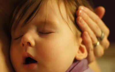 Babywearing a sick child
