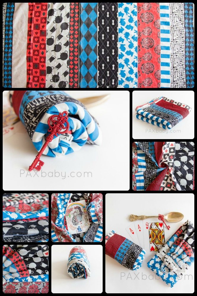 PAXbaby_through the looking glass_TTLG_woven wrap_alice_wonderland_disney inspired_baby