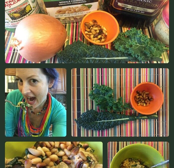 PAXmommy Jillian’s famous Creamed Kale recipe