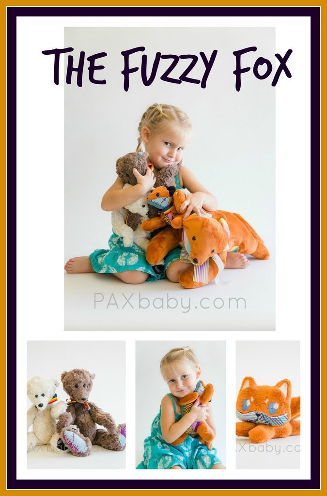 PAXbaby_the fuzzy fox_wrap scrap toys_foxes