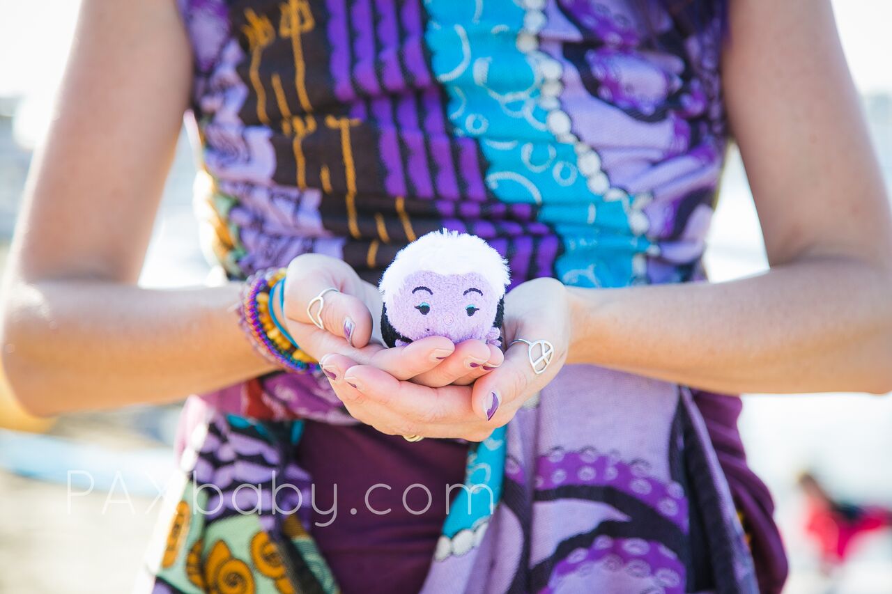 PAXbaby Natibaby Exclusive Poor Unfortunate Souls Woven Wrap baby carrier babywearing 5