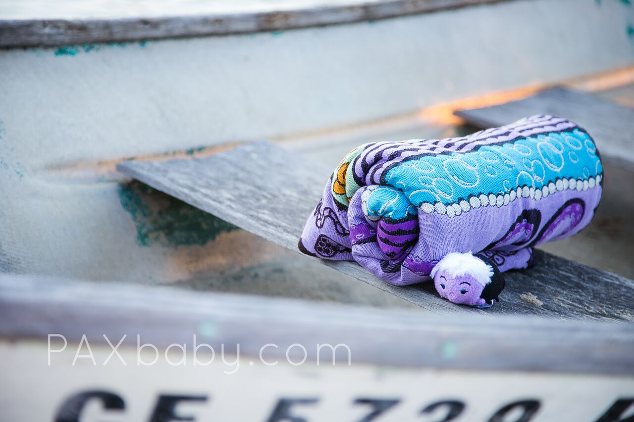 PAXbaby Natibaby Exclusive Poor Unfortunate Souls Woven Wrap baby carrier babywearing 9