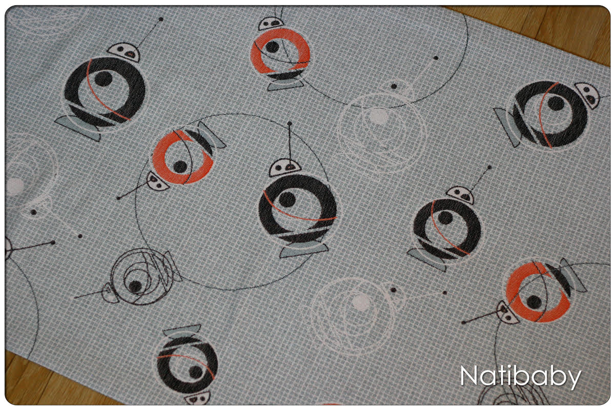 Natibaby PAXexclusive My Robot woven wrap baby carrier babywearing