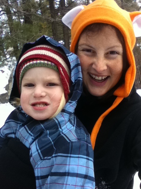 Babywearing in the Snow