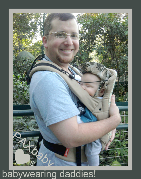 Anything better than a babywearing daddy?