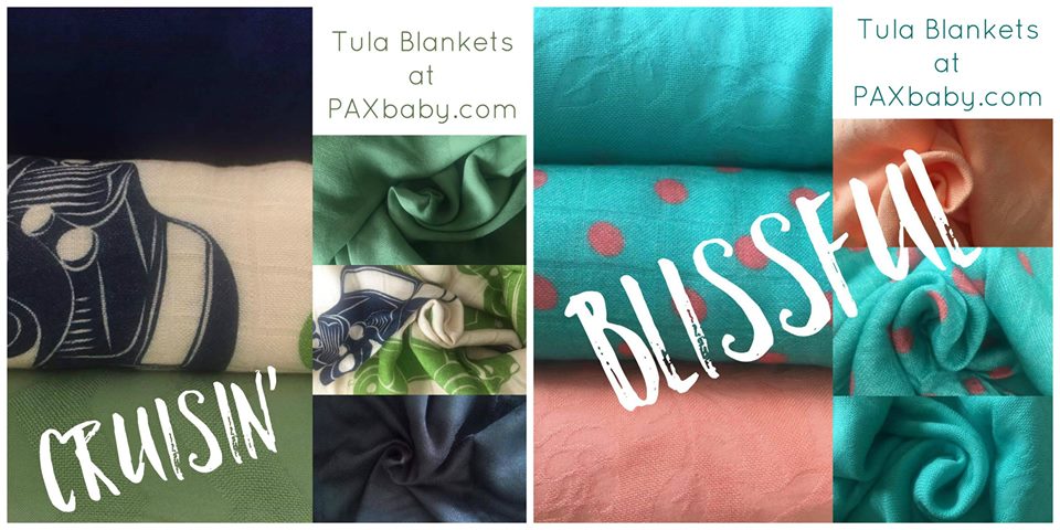 TULA Blankets are at PAXbaby.com