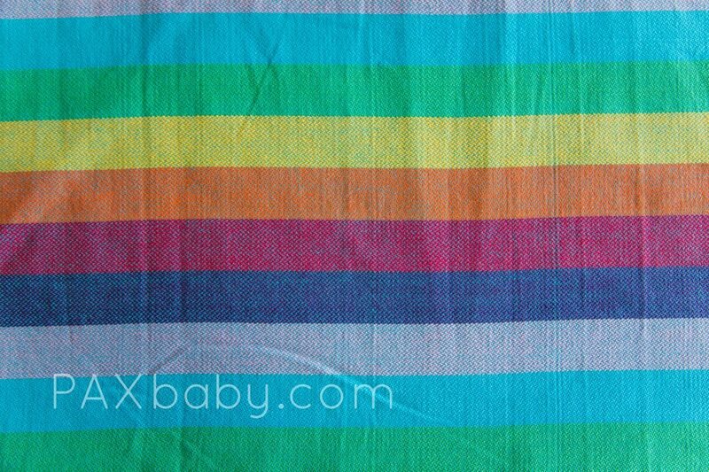 PAXbaby_Girasol_Surprise_Rainbow_azul_pacifico_Twill_Weave_Exclusive_Woven_Wrap_baby_carrier_babywearing_4__34352
