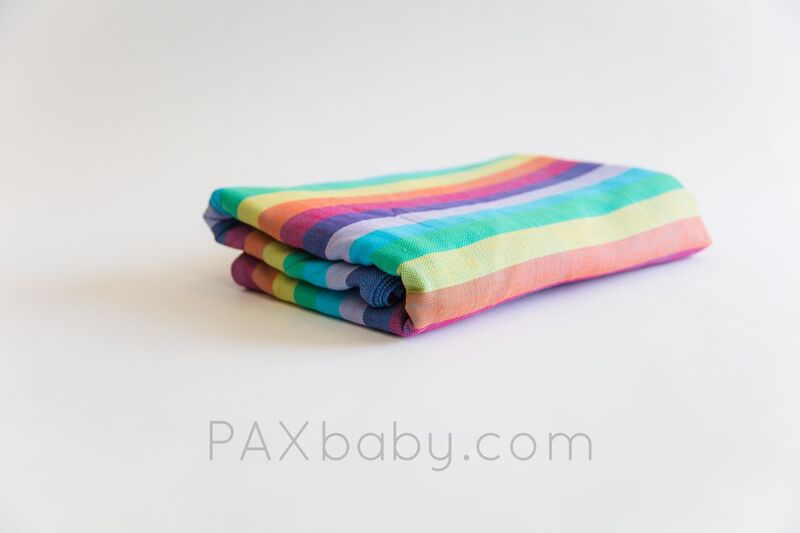 PAXbaby_Girasol_Surprise_Rainbow_azul_pacifico_Twill_Weave_Exclusive_Woven_Wrap_baby_carrier_babywearing_6__91560